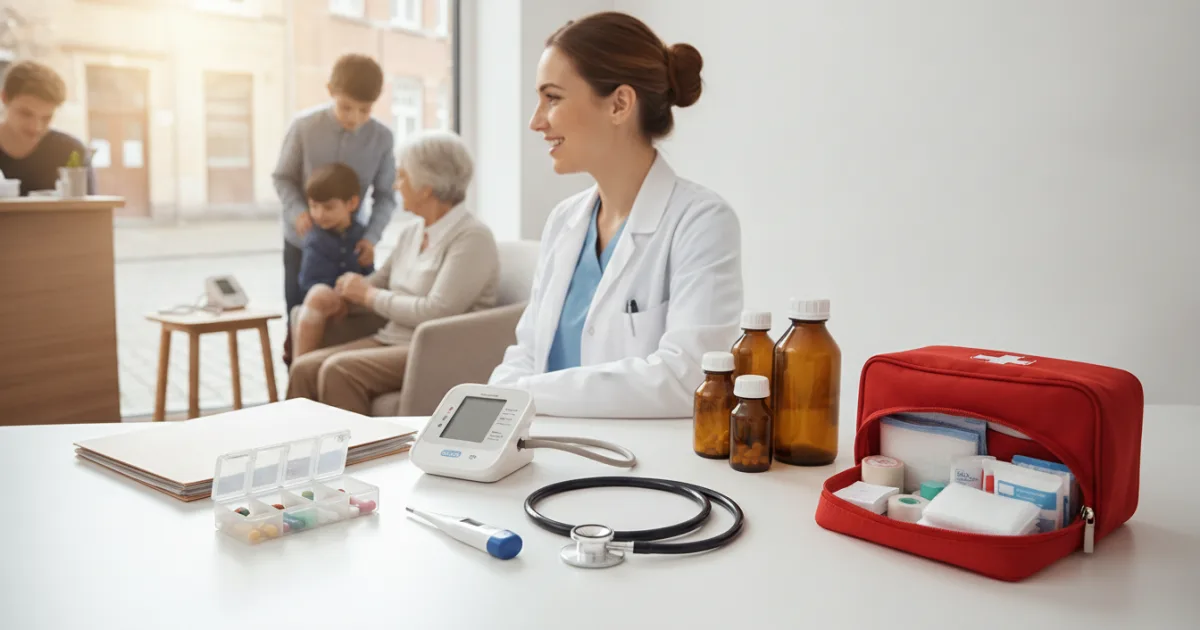 Zorgmateriaal en georganiseerde gezondheidsopvolging