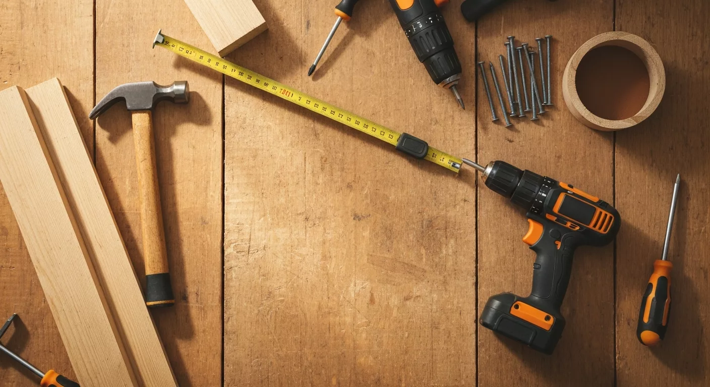 Outils de bricolage pour petits travaux a domicile