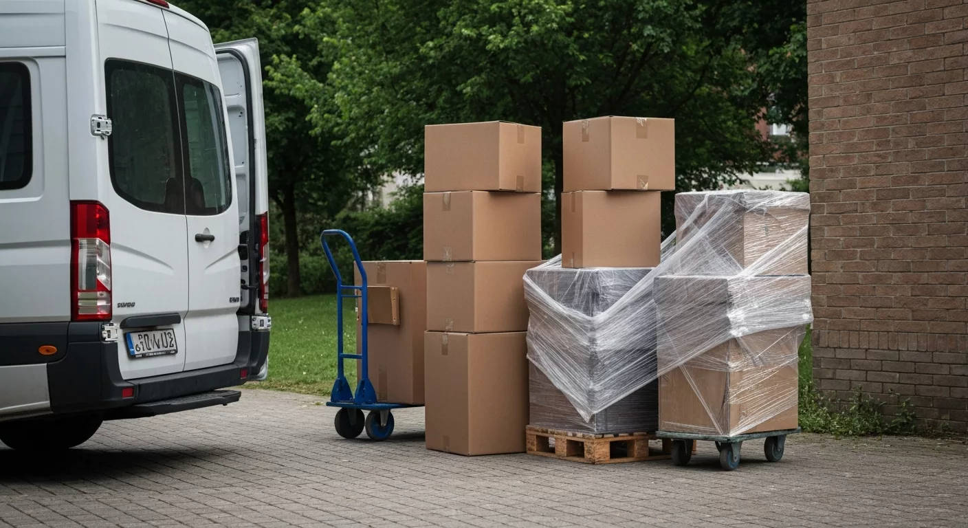 Transport help and light moving with boxes