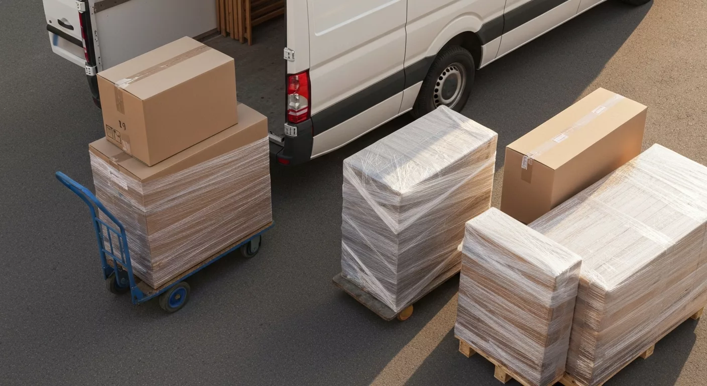 Hulp bij vervoer en lichte verhuis met dozen