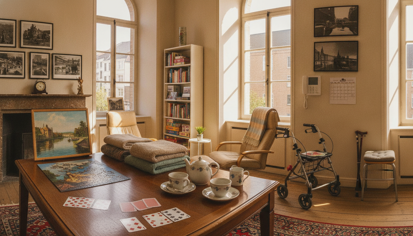 Human support for seniors and nearby care